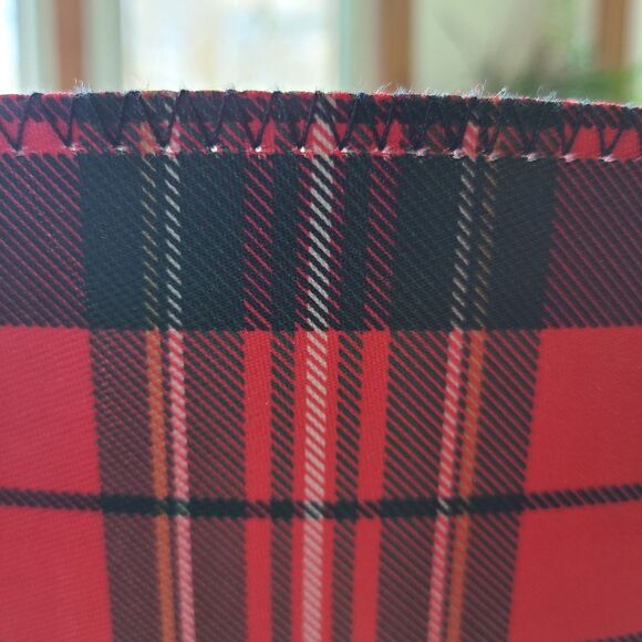 Hallmark Buffalo Plaid Tote Basket - Red and Black - 12.75" Tall - New With Tag - Picture 7 of 10